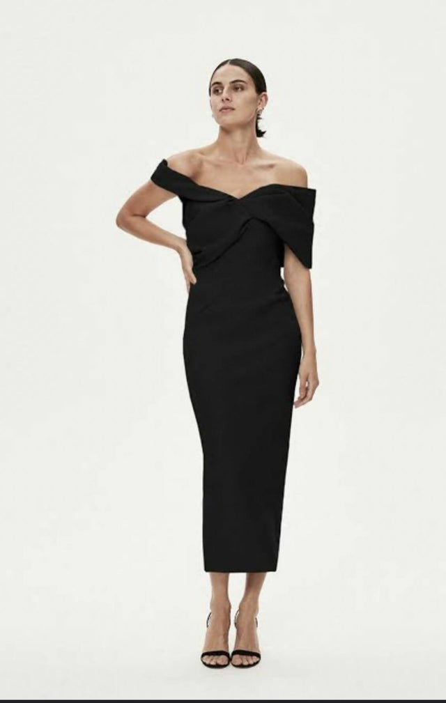 Rachel Gilbert - Rachel Gilbert Matteo Dress in Black Size 10