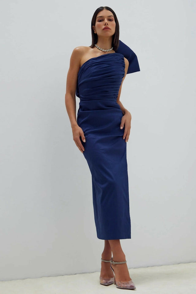 Rachel Gilbert Olive Dress In Navy Size 12 - 12 / Navy - Dresses