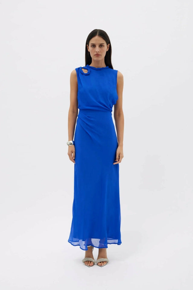 Rachel Gilbert Quinn Dress in Electric Size 12 - 12 / Blue - Dresses