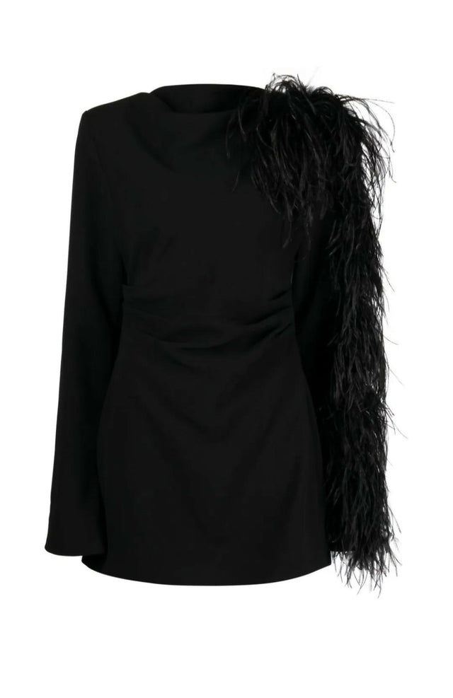 Rachel Gilbert Reina Mini Dress Black Size 3/AU12 - 12 / Black - Dresses