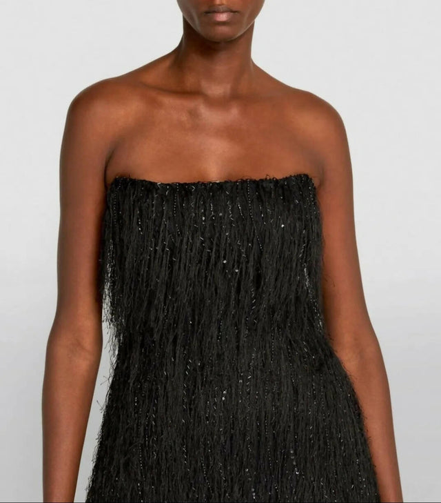 Rachel Gilbert Rollo Mini Dress - 14 / Black - Dresses
