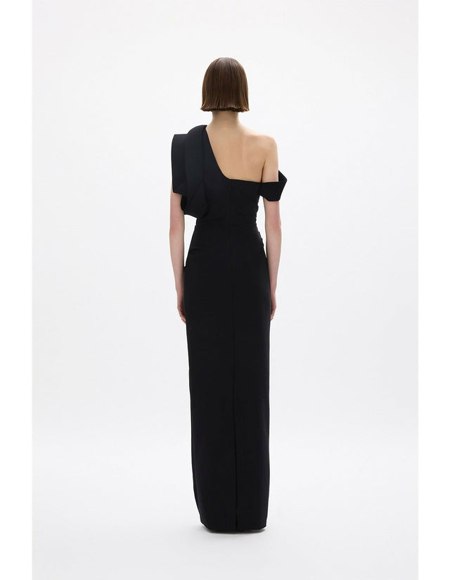 Rachel Gilbert Rowana Gown - 12 / Black - Dresses