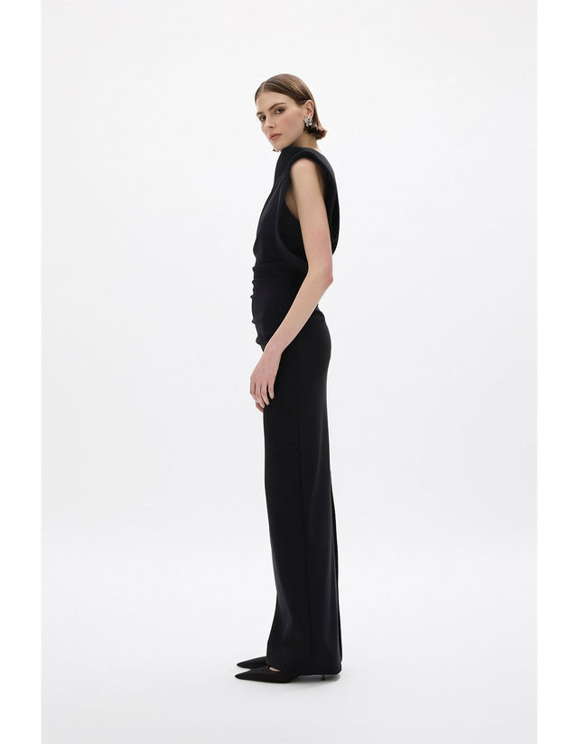 Rachel Gilbert Rowana Gown - 12 / Black - Dresses