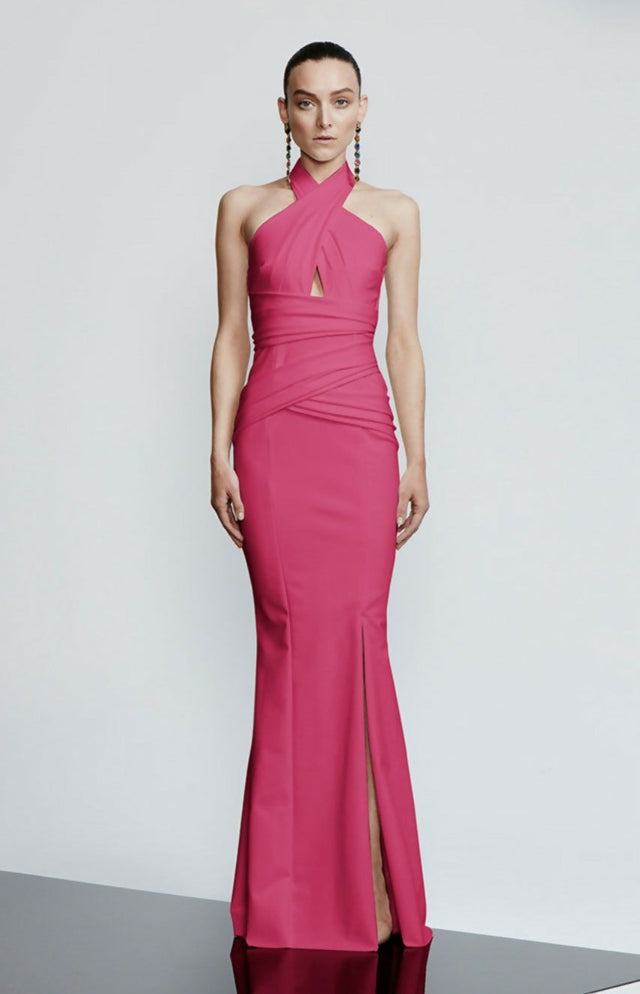 Rachel Gilbert Sabelle Gown Pink Size 4/AU 14 - 14 / Pink - Dresses