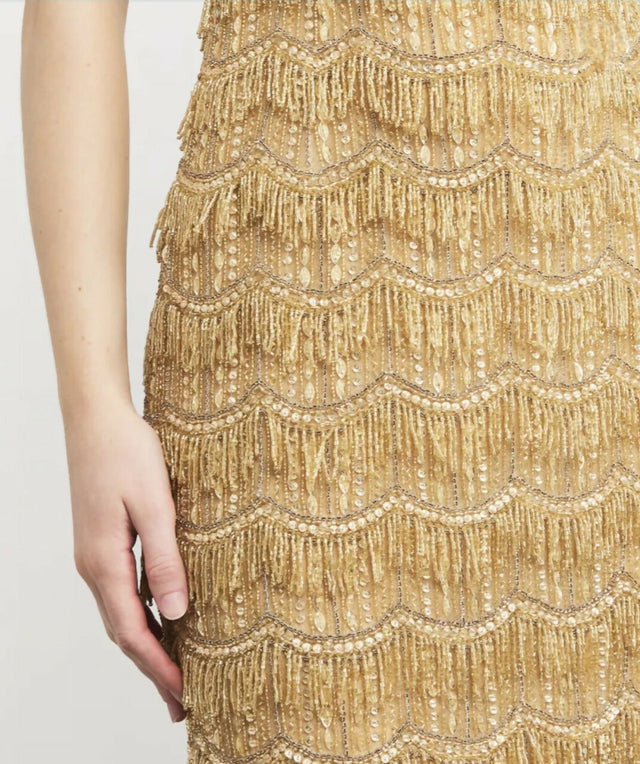Rachel Gilbert Sadie Gown Gold