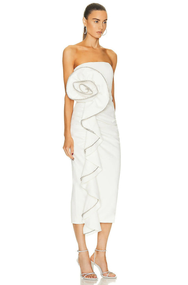 Rachel Gilbert Santiago Dress White Size AU 10 - 10 / White - Dresses