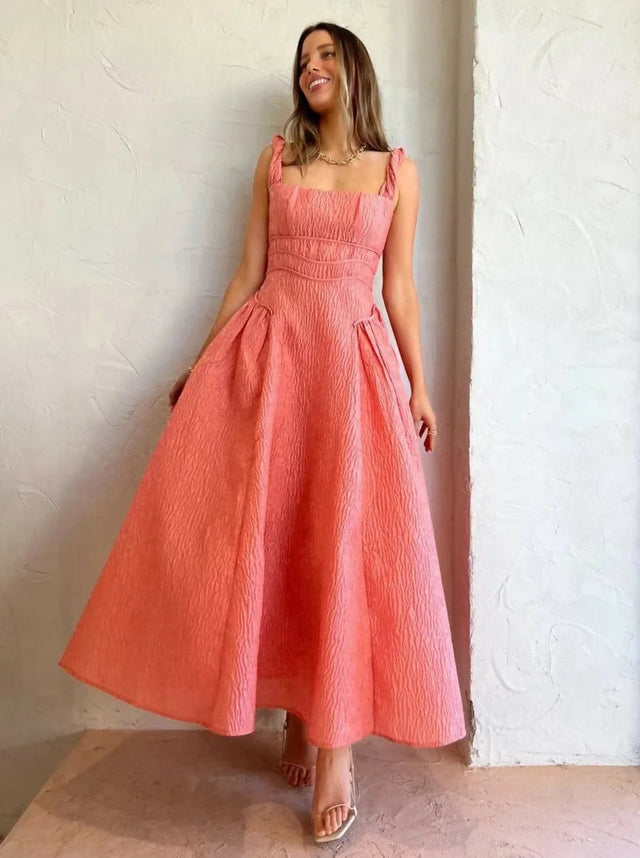 Rachel Gilbert Sophy Strap Dress In Pink Size 6 - 6 / Pink - Dresses