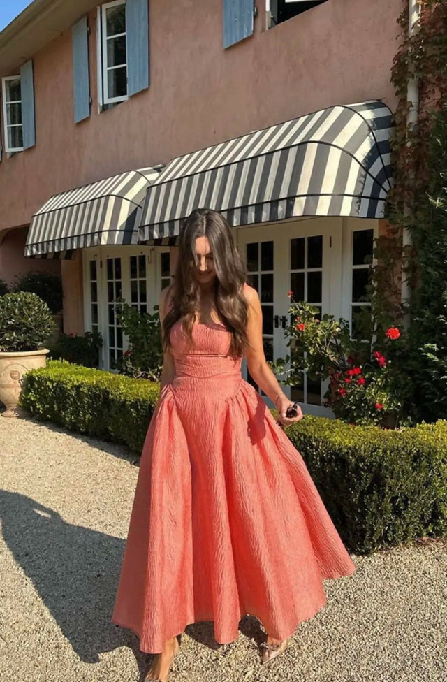 Rachel Gilbert Sophy Strap Dress In Pink Size 6 - 6 / Pink - Dresses