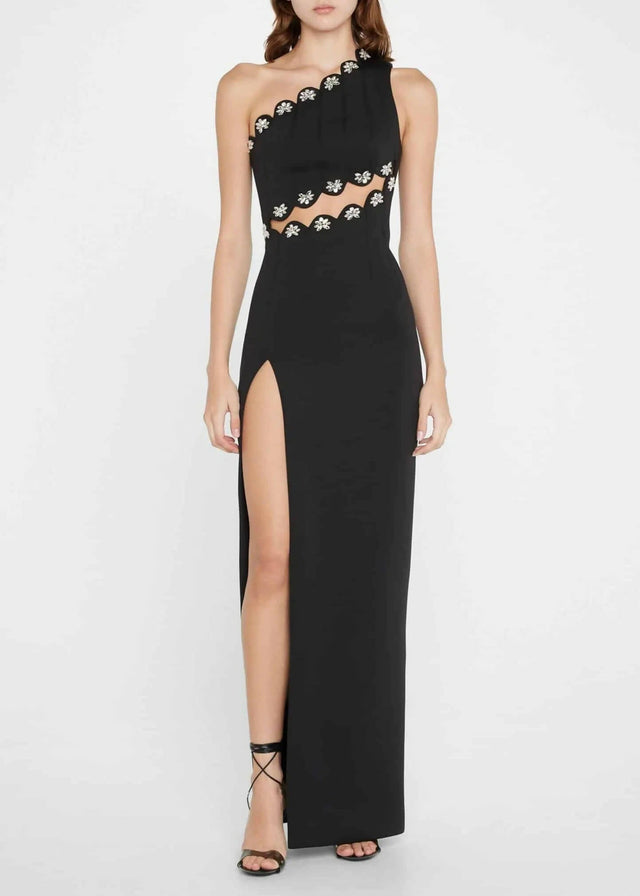 Rachel Gilbert - Rachel Gilbert Stella Gown Black Size AU 8