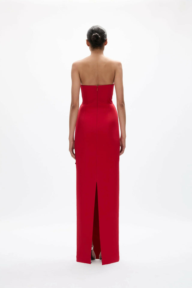 Rachel Gilbert Tessa Gown in Red - 8 / Red - Dresses