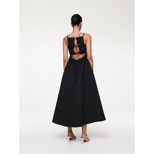 Rachel Gilbert Theo Midi Dress Black Size AU 10 - 10 / Black - Dresses