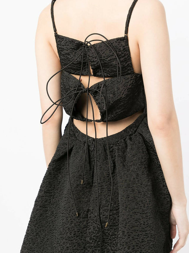 Rachel Gilbert Theo Mini Black Dress - 12 / Black - Dresses