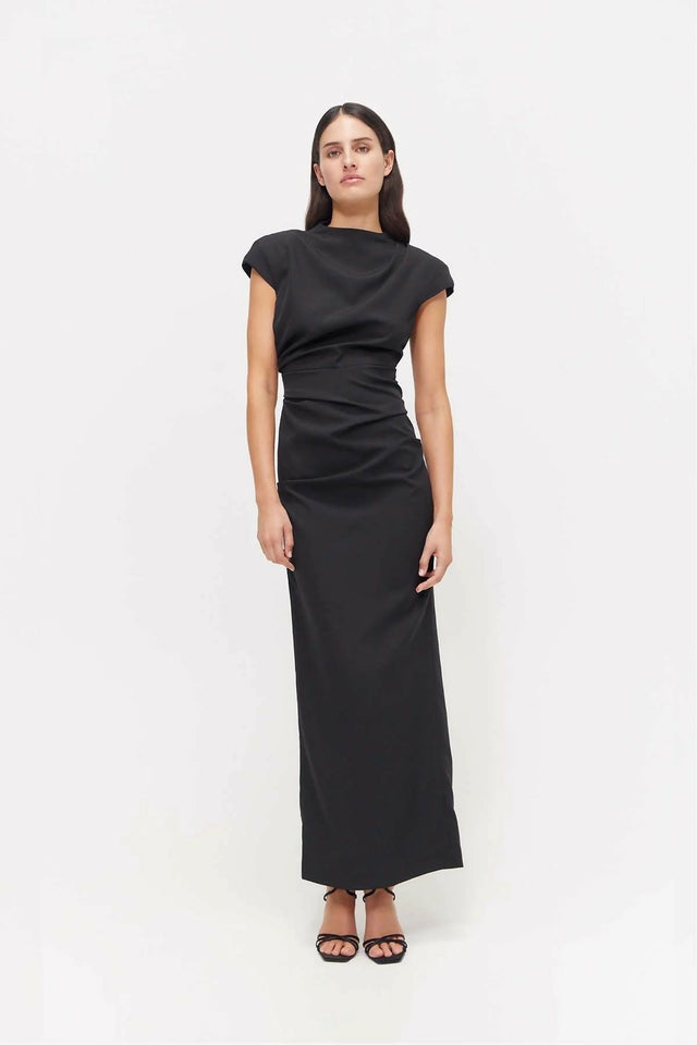 Rachel Gilbert Willa Gown in Black - 14 / Black - Dresses
