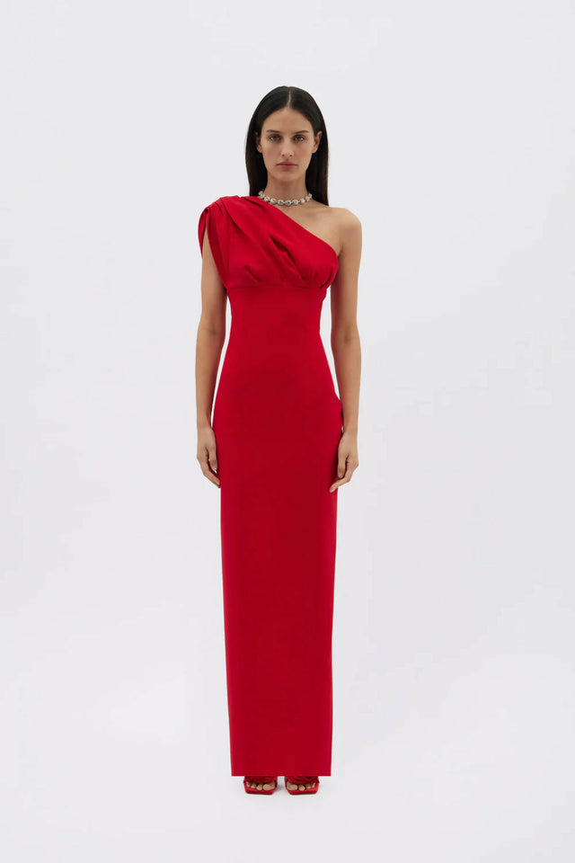 HireRACHELGILBERTWinnieGowninCherryRedTheOnlyDressRentAustralia
