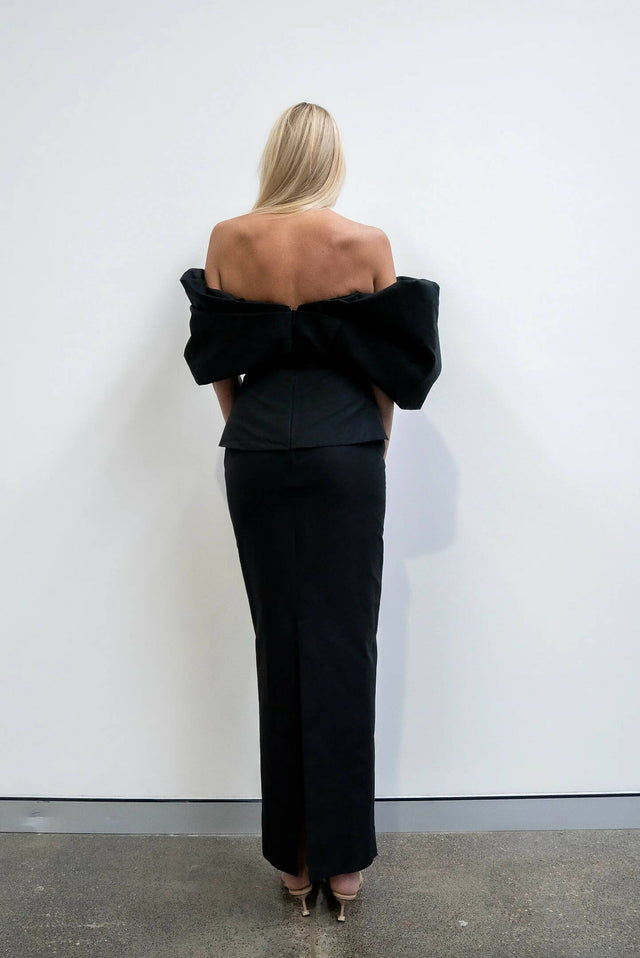 Rachel Gilbert Xavier Gown Black Dress - 12 / Black - Dresses