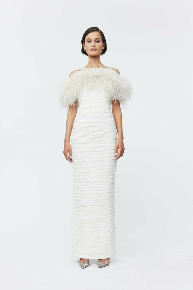 Rachel Gilbert Zion Dress in Ivory Size 8 - 8 / White - Dresses