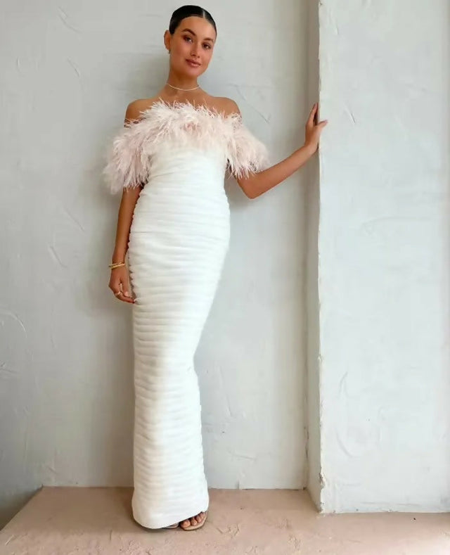 Rachel Gilbert Zion Dress in Ivory Size 8 - 8 / White - Dresses