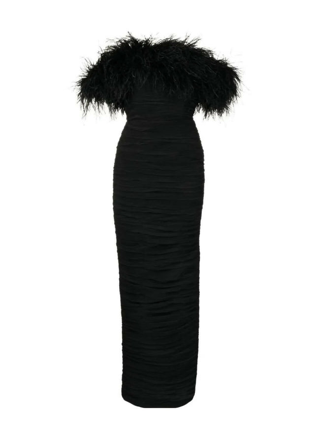 Rachel Gilbert Zion Gown Black - Dresses
