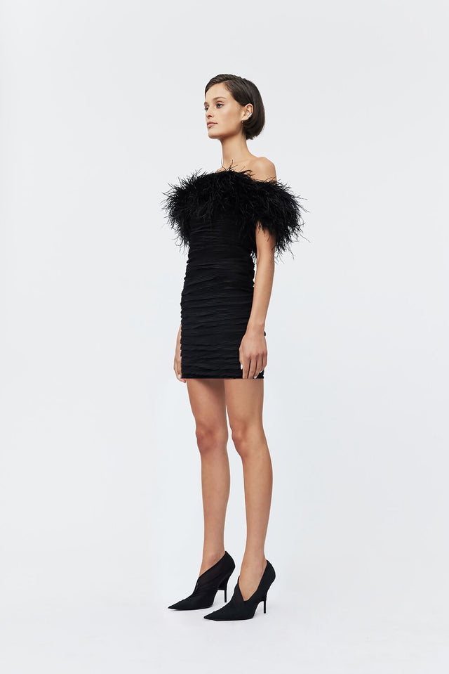 Rachel Gilbert Zion Mini Dress - 8 / Black - Dresses