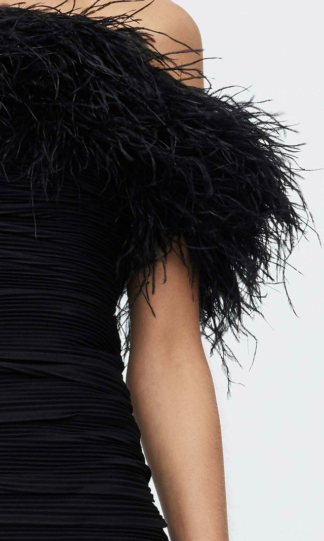 Rachel Gilbert Zion Mini Dress - 8 / Black - Dresses