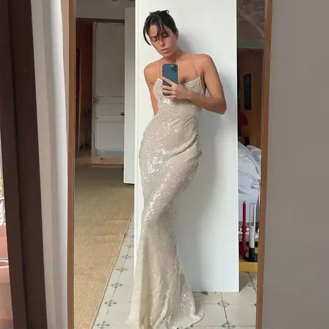 Rat and Boa Olympia Gown - 6 / Gold - Dresses