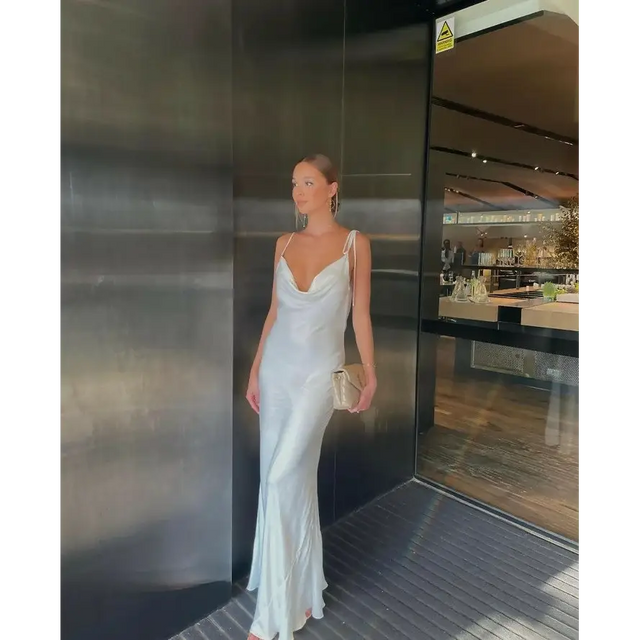 Rat and Boa Ophelia Gown in Ivory - 6 / Ivory - Dresses