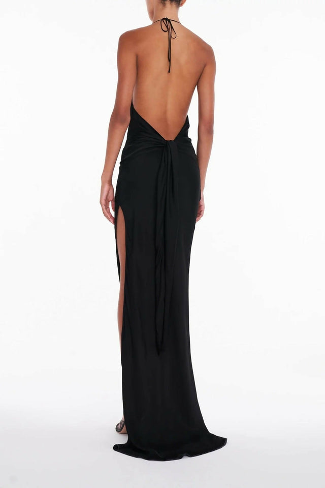 Rat and Boa Orchid Maxi Black - 8 / Black - Dresses