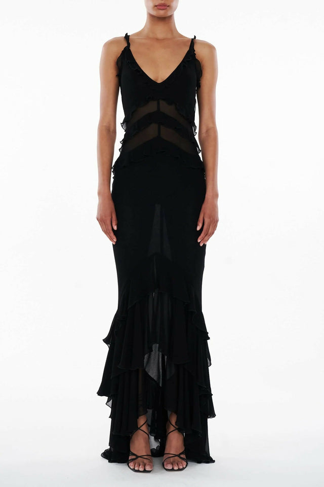 Rat and Boa Saphira Dress - 8 / Black - Dresses