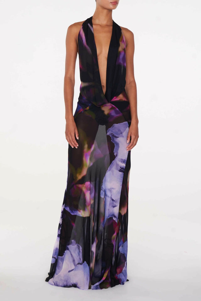 Rat & Boa Antonella Iris Gown - 6 / Multi - Dresses