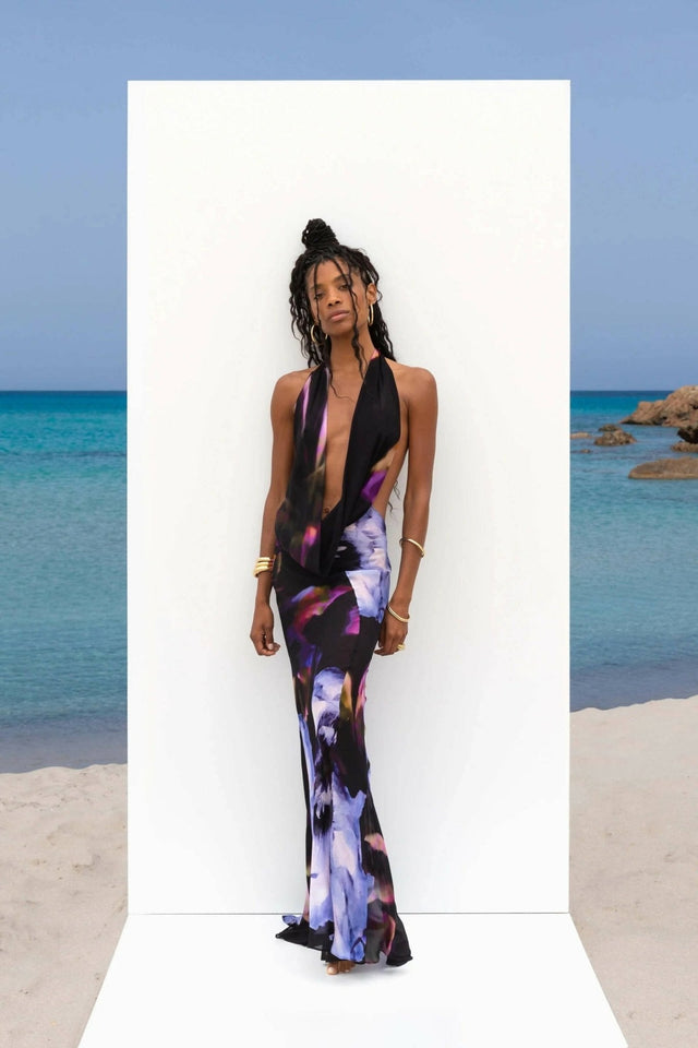 Rat & Boa - Rat & Boa Antonella Iris Purple Dress