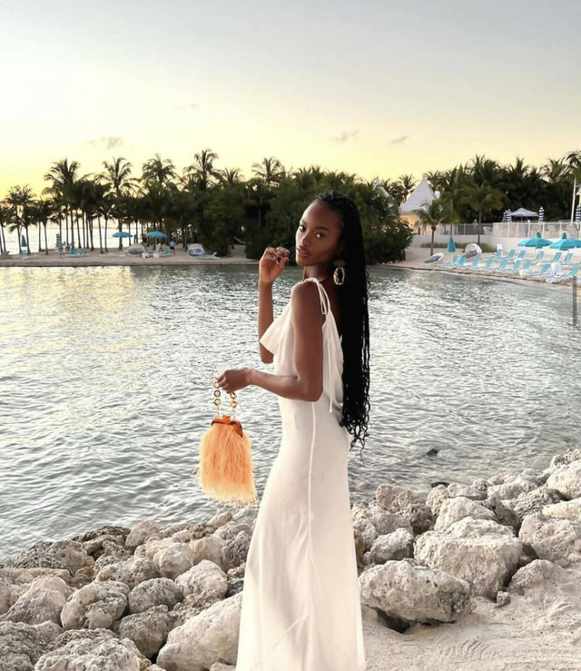 Rat & Boa Ophelia Gown in White - 6 / White - Dresses