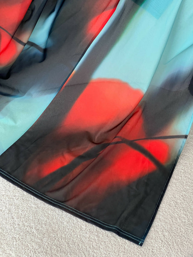 Rat & Boa Santino Sheer Maxi Dress - 8 / Multi - Dresses