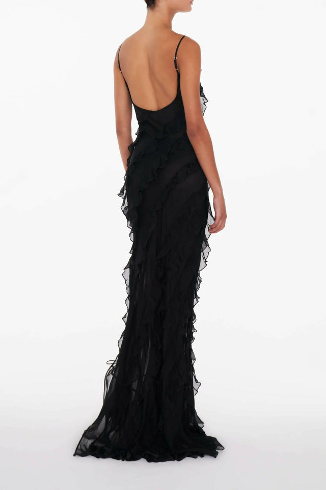 Rat & Boa Selena Ruffle Maxi Dress - Dresses