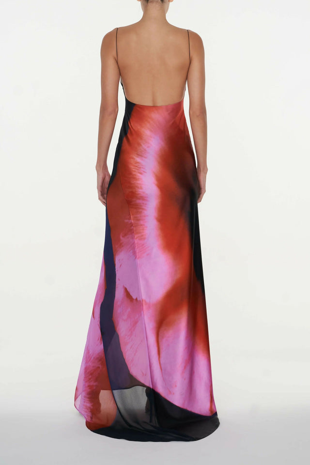 Rat & Boa Solaris Silk Maxi Dress - 8 / Multi - Dresses