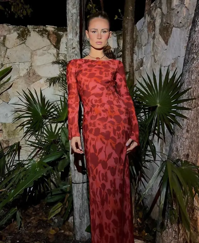 Realisation Par Gia Dress Havana Size 10 - 10 / Red - Dresses