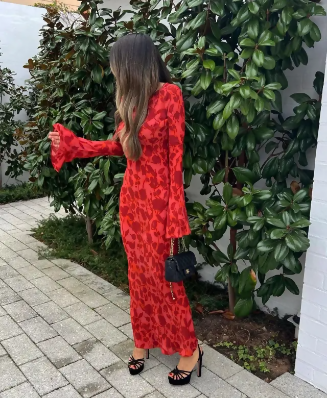 Realisation Par Gia Dress Havana Size 10 - 10 / Red - Dresses