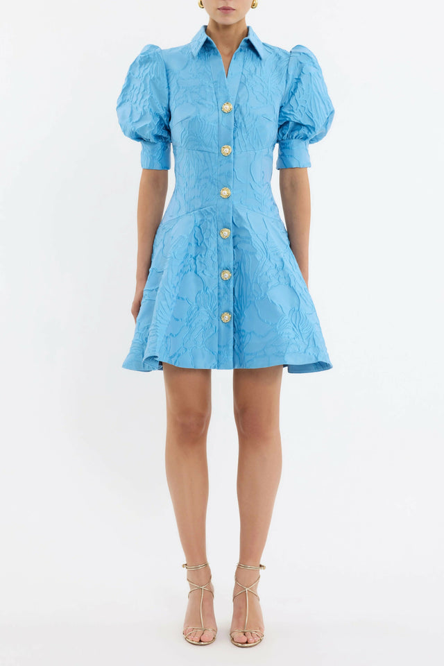 Rebecca Vallance Aegir Mini - 8 / Blue - Dresses