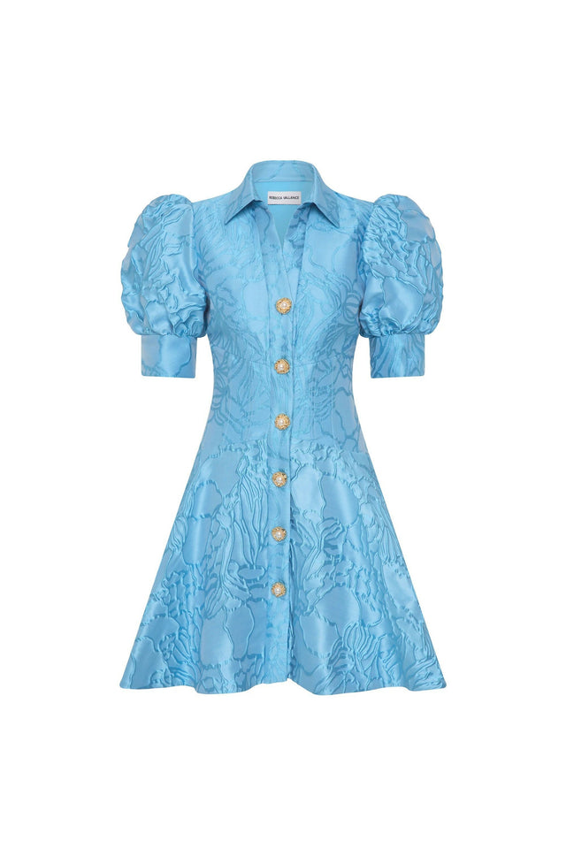 Rebecca Vallance Aegir Mini - 8 / Blue - Dresses