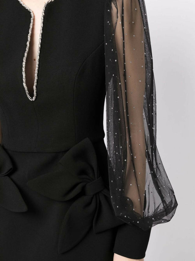 Rebecca Vallance Alyssa Mini Dress - 8 / Black - Dresses