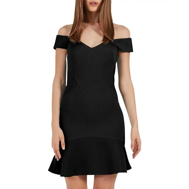 Rebecca Vallance Anise Mini Dress Black Size 6 - 6 / Black - Dresses