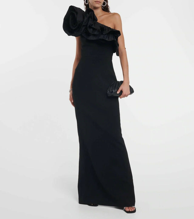 REBECCA VALLANCE - Rebecca Vallance Chloe Gown Black