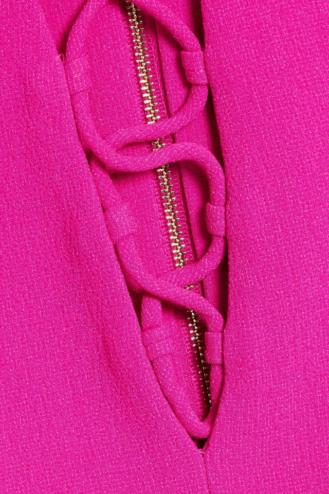 Rebecca Vallance Cupids Bow Mini Dress Pink Size 12 - 12 / Pink - Dresses