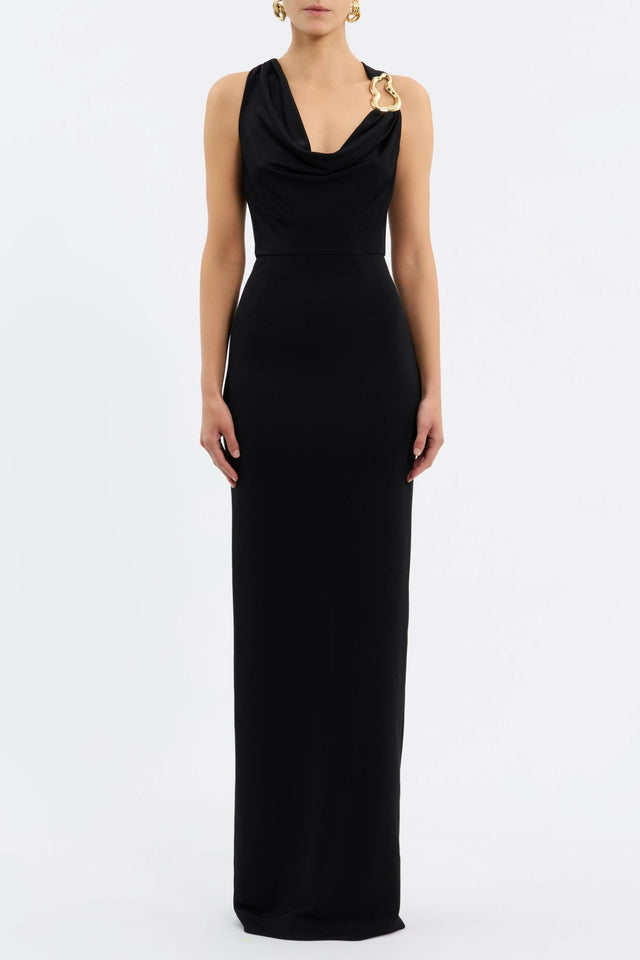 DOMENICA_HALTER_GOWN_2404-1834_BLACK_FRONT