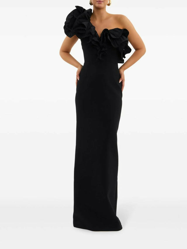 Rebecca Vallance Ella Black Gown - 6 / Black - Dresses