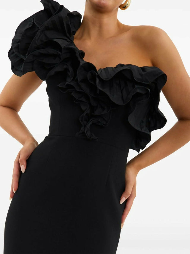 Rebecca Vallance Ella Black Gown - 6 / Black - Dresses