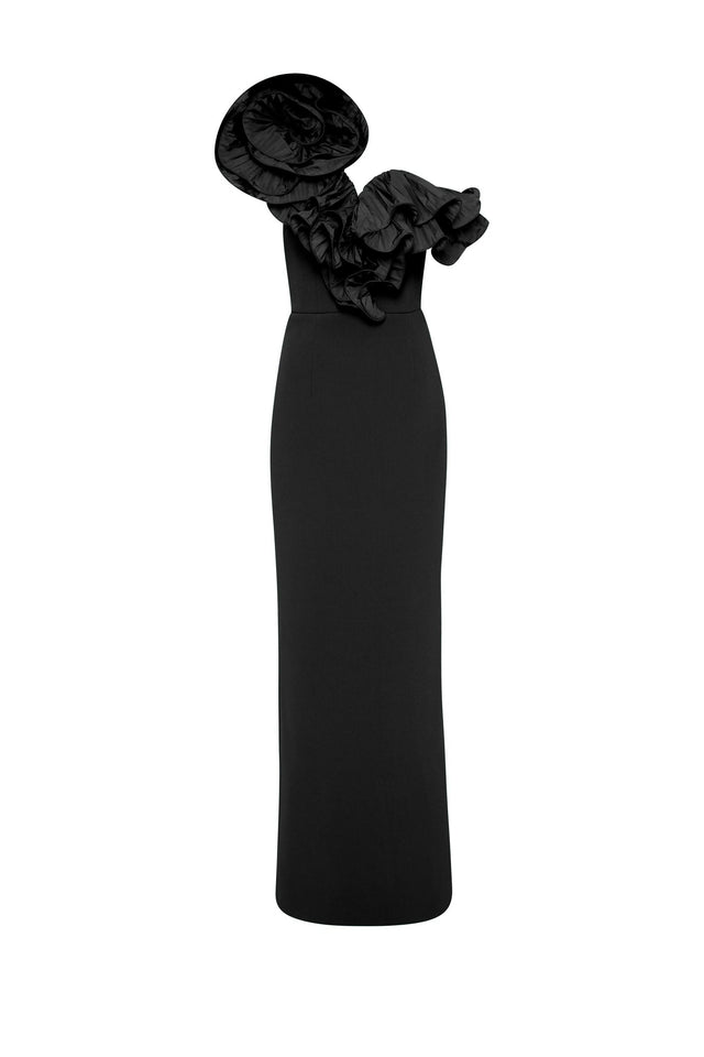 Rebecca Vallance Ella Gown - 12 / Black - Dresses