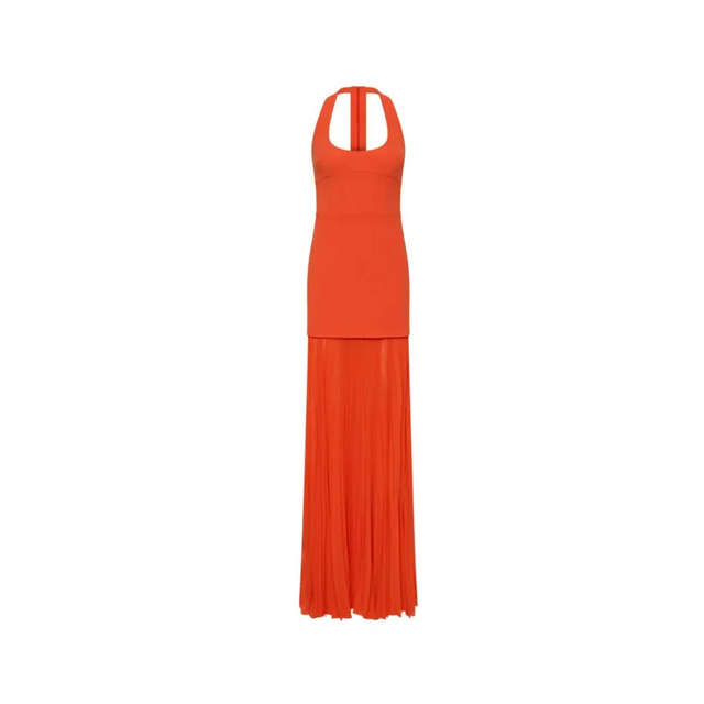 Rebecca Vallance Empress Maxi Dress - 12 / Red - Dresses