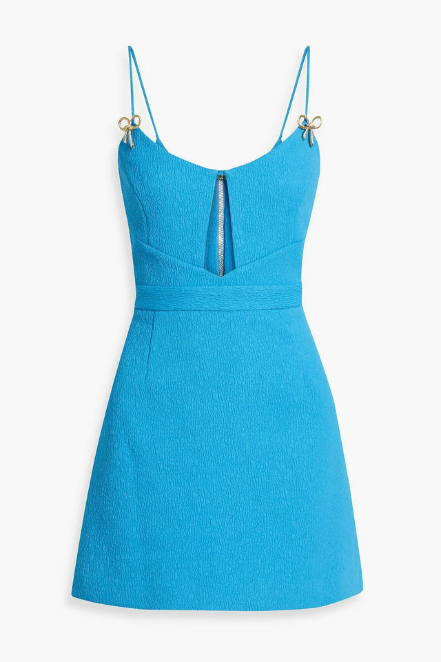Rebecca Vallance Hermosa Mini Dress - 8 / Blue - Dresses