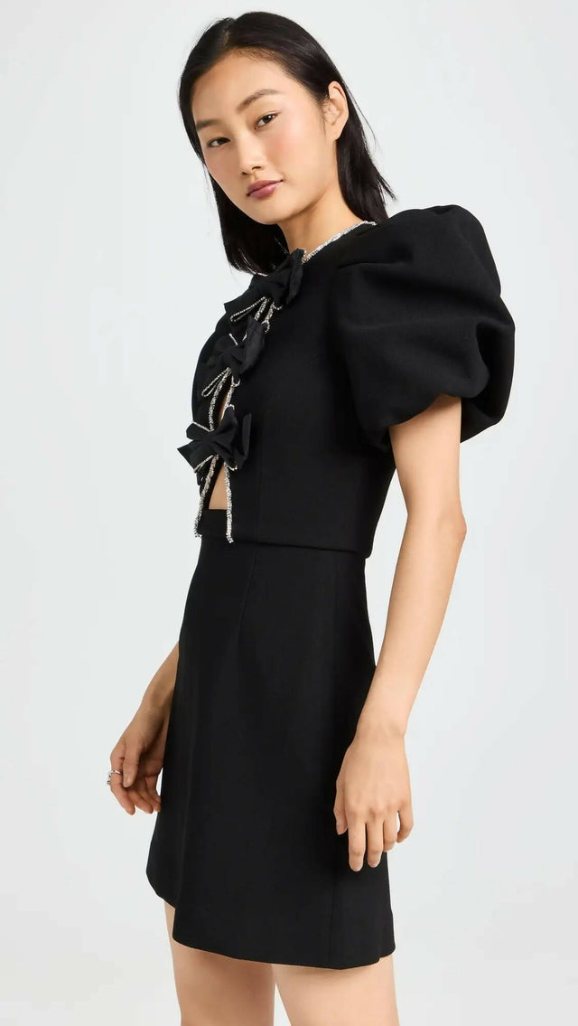 Rebecca Vallance Katie Bow Mini Dress - Dresses