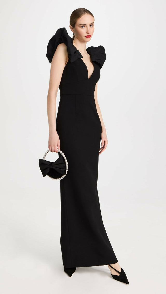 Rebecca Vallance Katie Gown Dress | Black - 8 / Black - Dresses